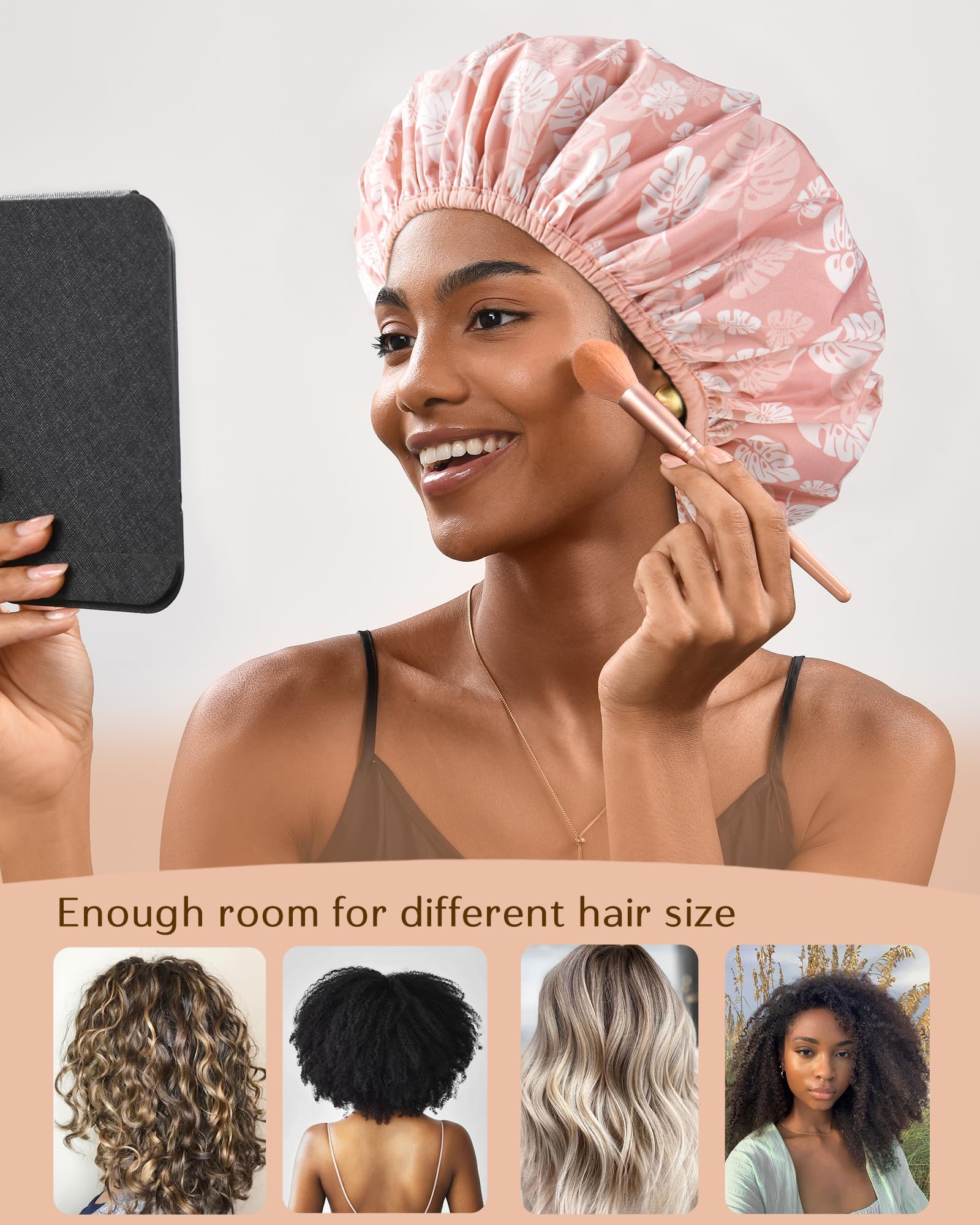 Yanibest Shower Cap – Waterproof Double Layer