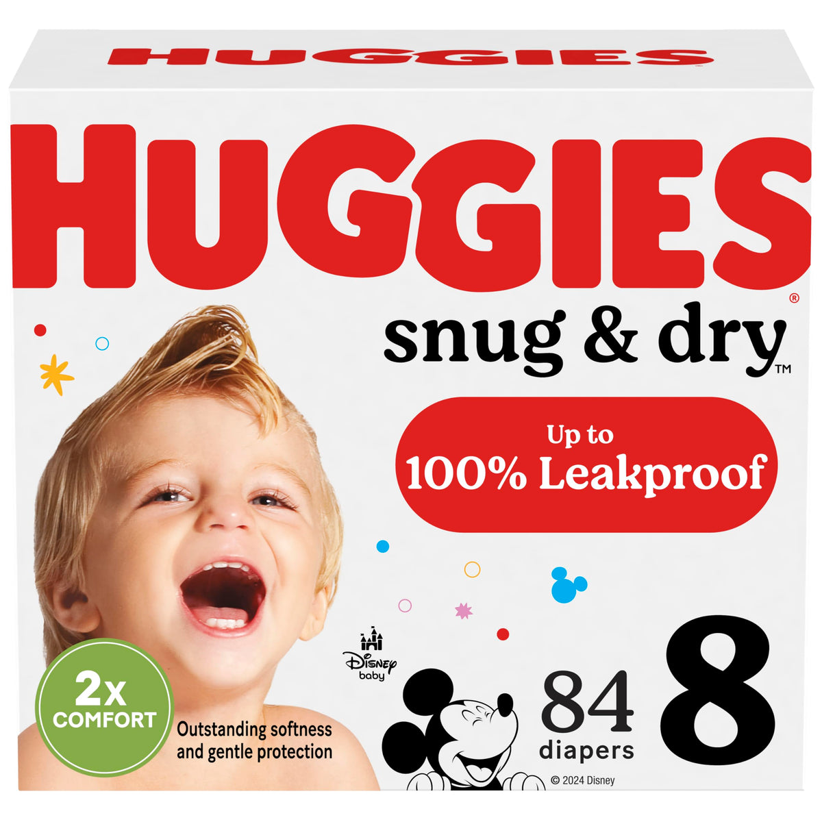 Huggies Snug & Dry Diapers Size 1, 44 Count