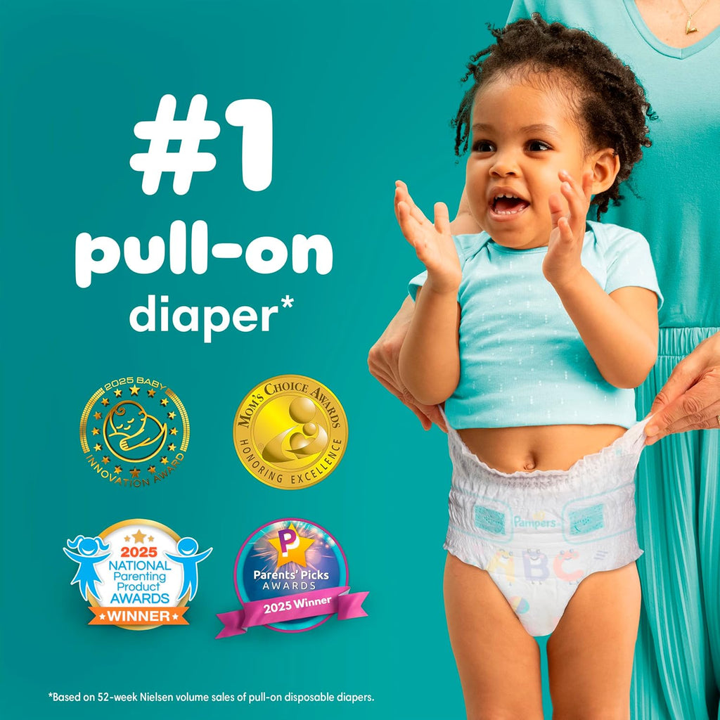 Pampers Diapers - Cruisers 360 - Size 7, 88 Count, Babyproof up to 100% Leakproof Pull-On Diaper