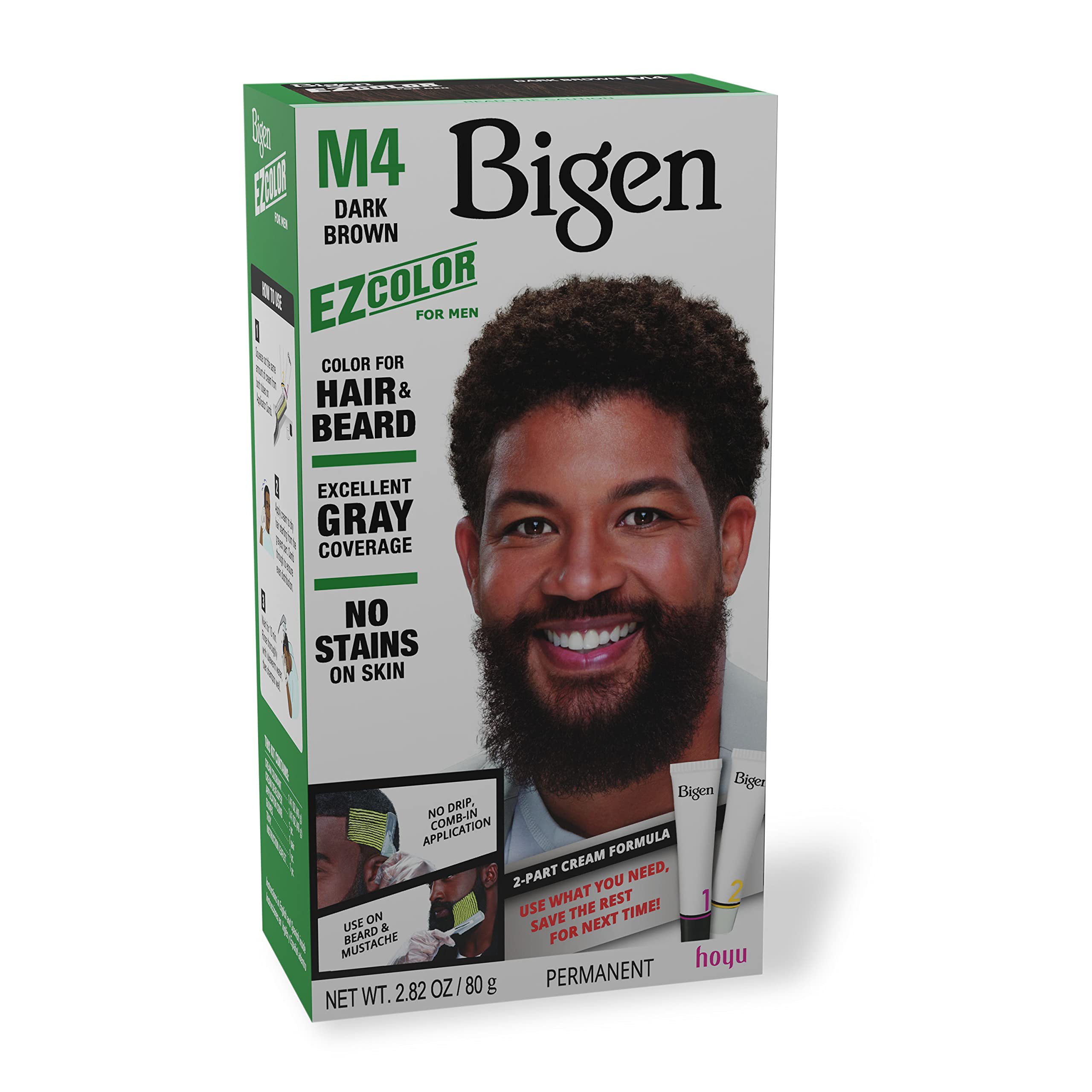 M1 Bigen EZ Color for Men Jet Black - 3 Pack