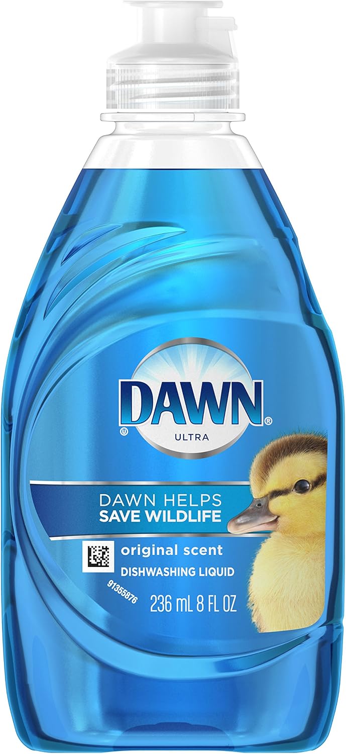 Dawn Ultra Dish Soap Refill Jug, Large Size Original Blue Liquid Dishwashing Detergent, Powerful Dish Soap for Grease, 51.5 oz