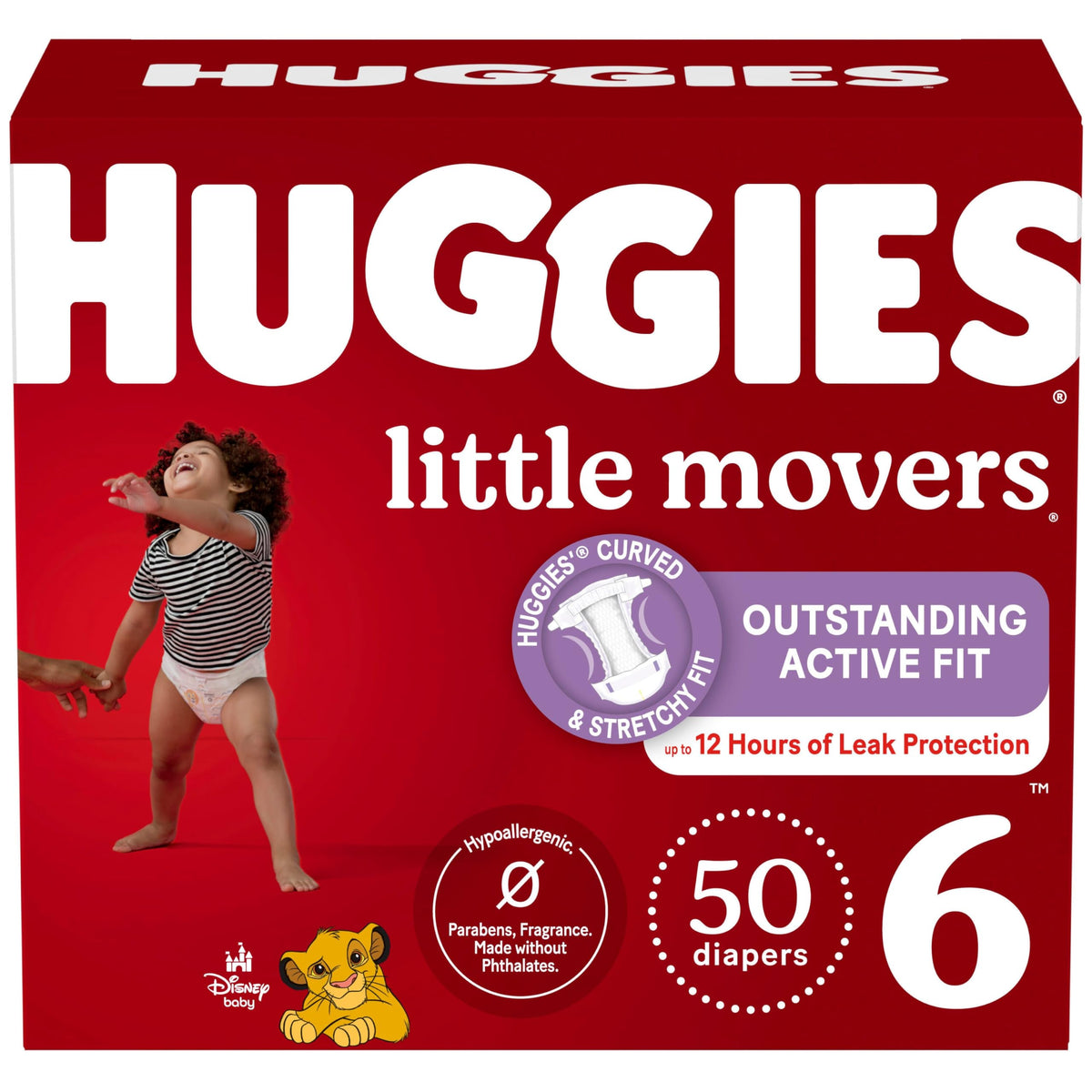 Huggies Little Movers Diapers Size 6, 84 Count