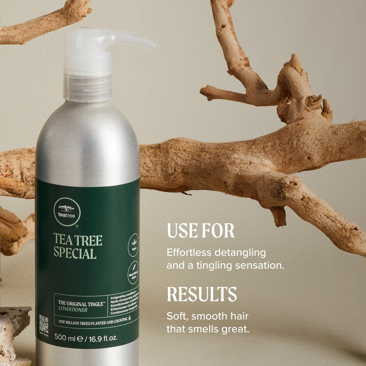 Tea Tree Special Conditioner, Detangles, Smooths + Softens, For All Hair Types
