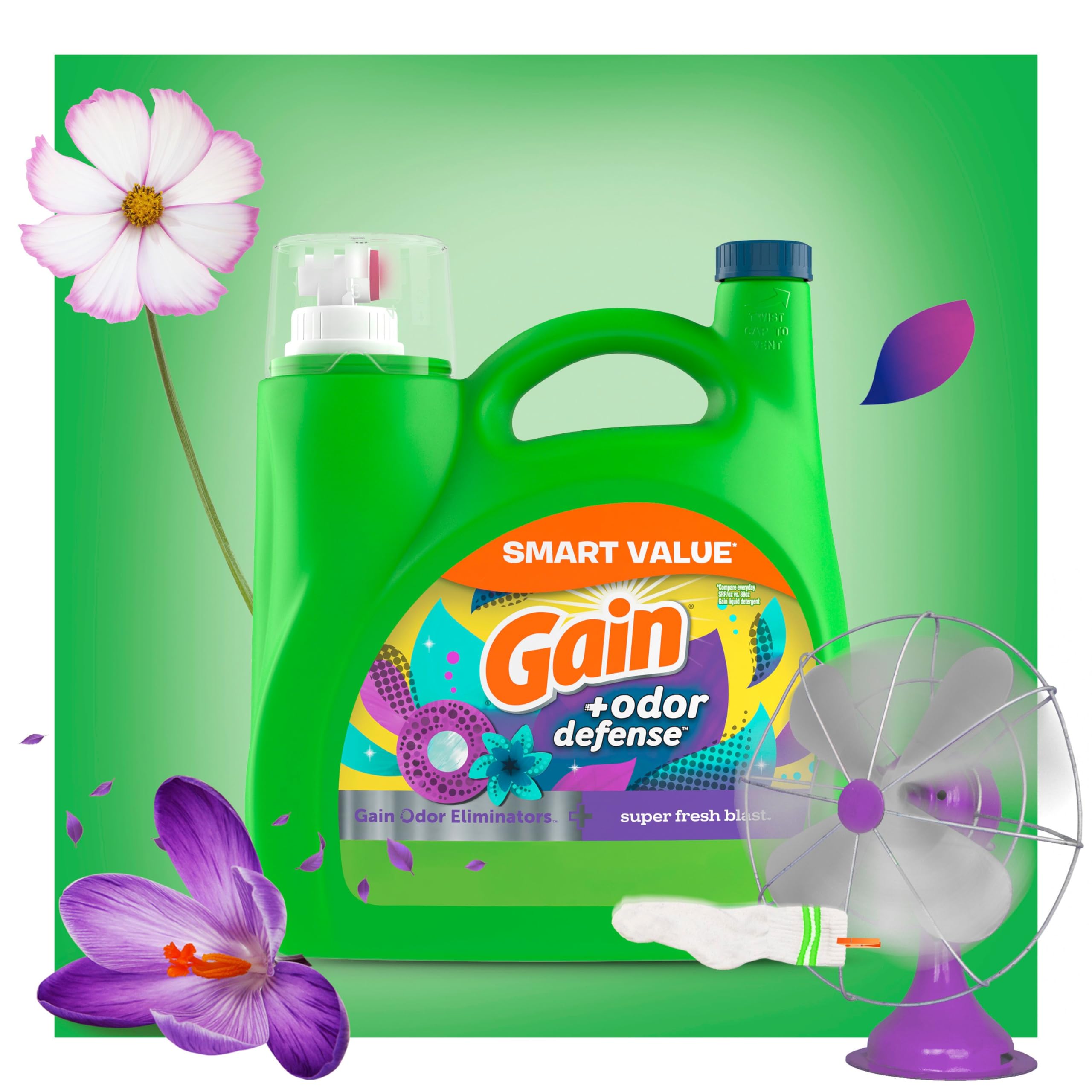 Gain Odor Defense Laundry Detergent
