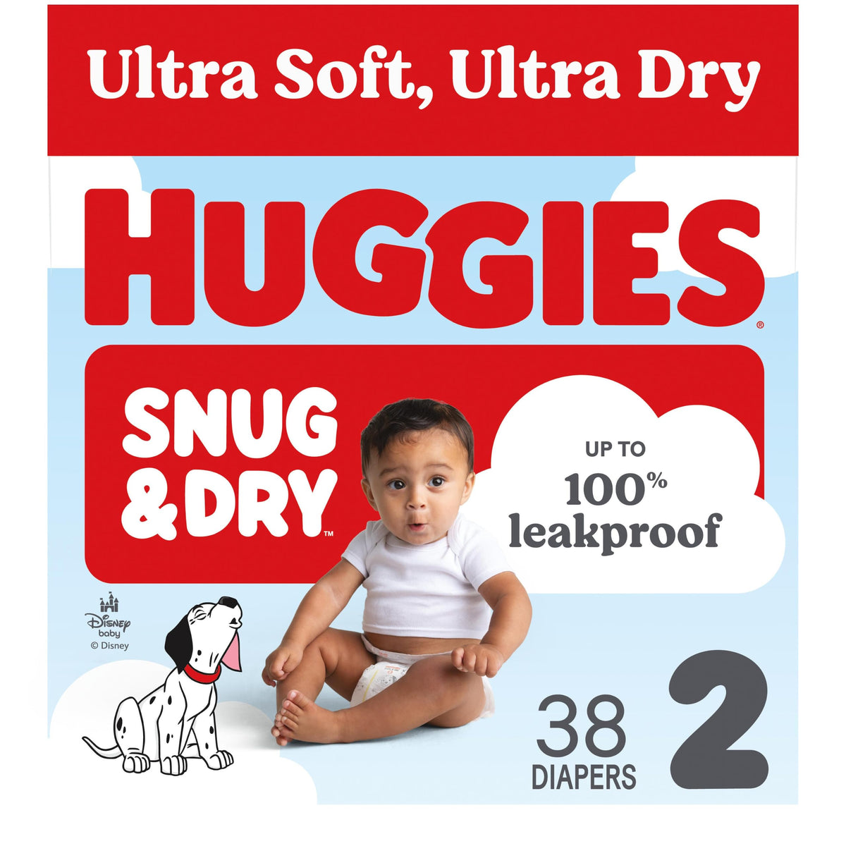 Huggies Snug & Dry Diapers Size 1, 44 Count