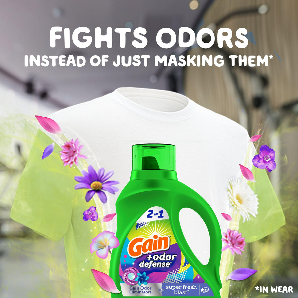 Gain Odor Defense Laundry Detergent