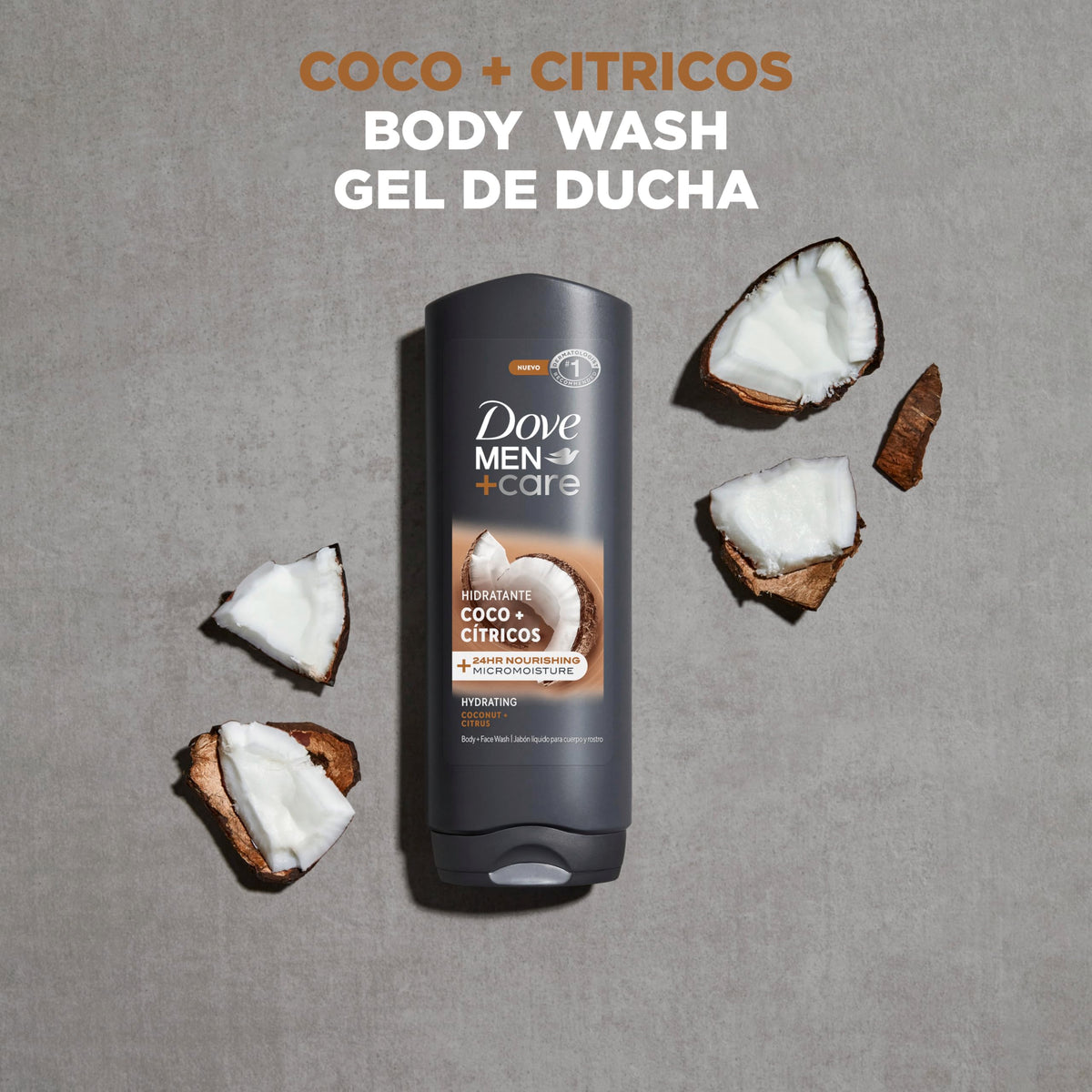 DOVE MEN Moisturizing Body Wash for Men, Eucalyptus + Cedar Oil, 26oz