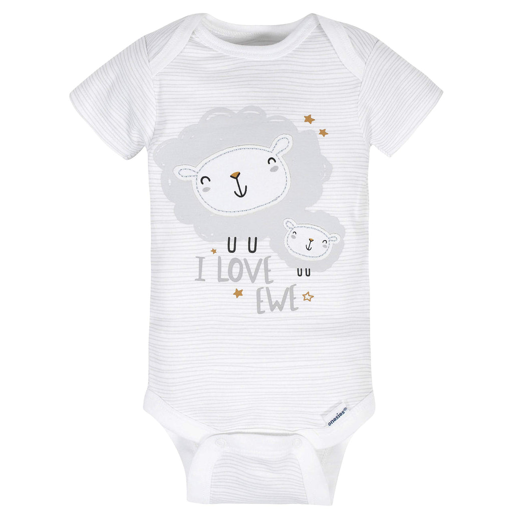 Gerber Baby Boys & Girls 8-Pack Short Sleeve Onesies Bodysuits