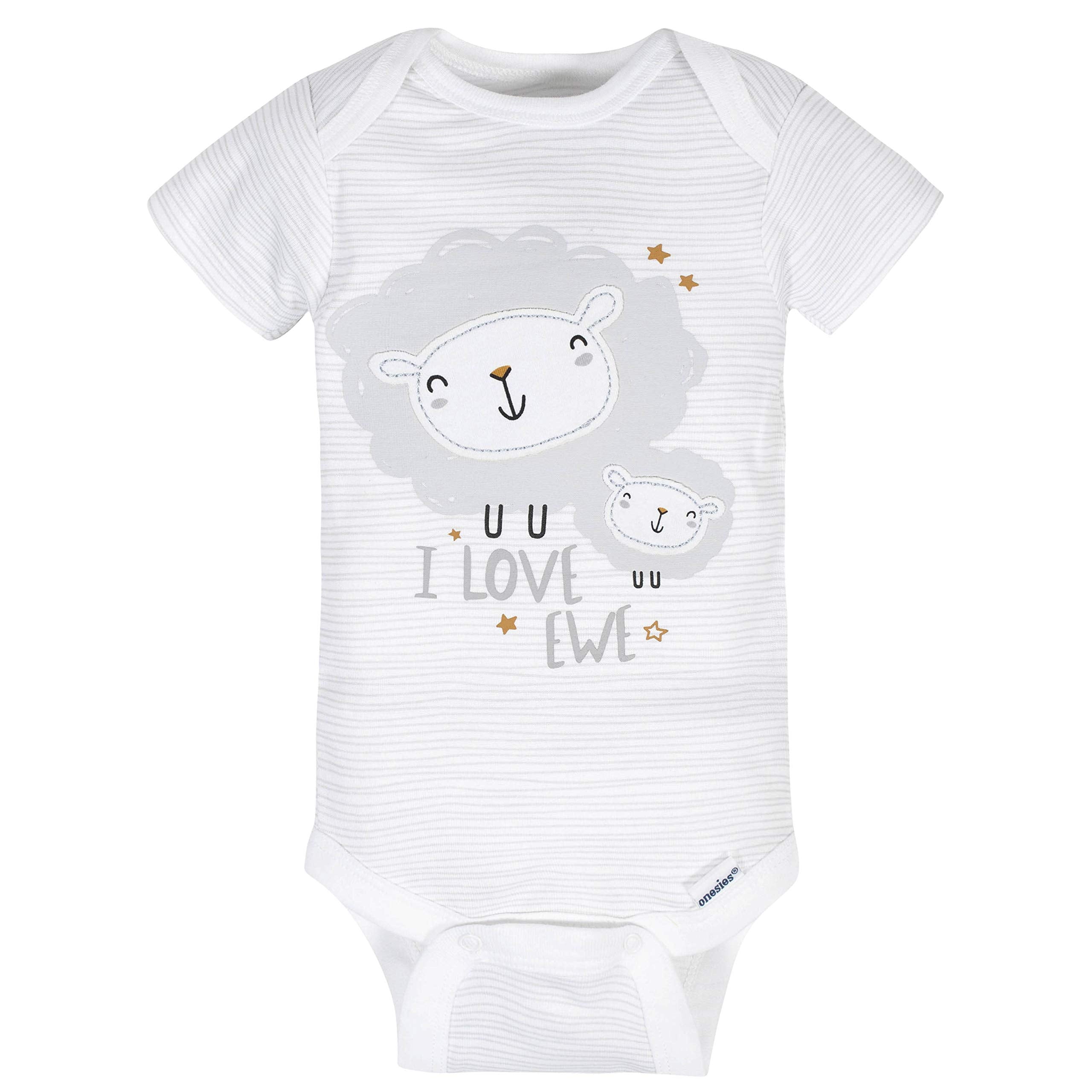 Gerber Baby Boys & Girls 8-Pack Short Sleeve Onesies Bodysuits