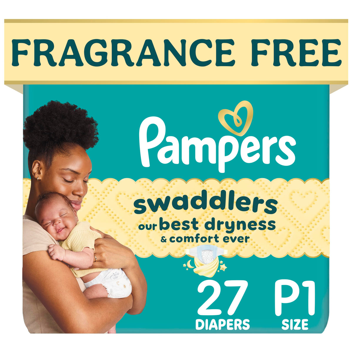 Swaddlers Diapers, Size 5 (20-37 lbs), 132 Count, Fragrance Free, Hypoallergenic, Absorbent, Pediatrician Recommended, Skin Safe