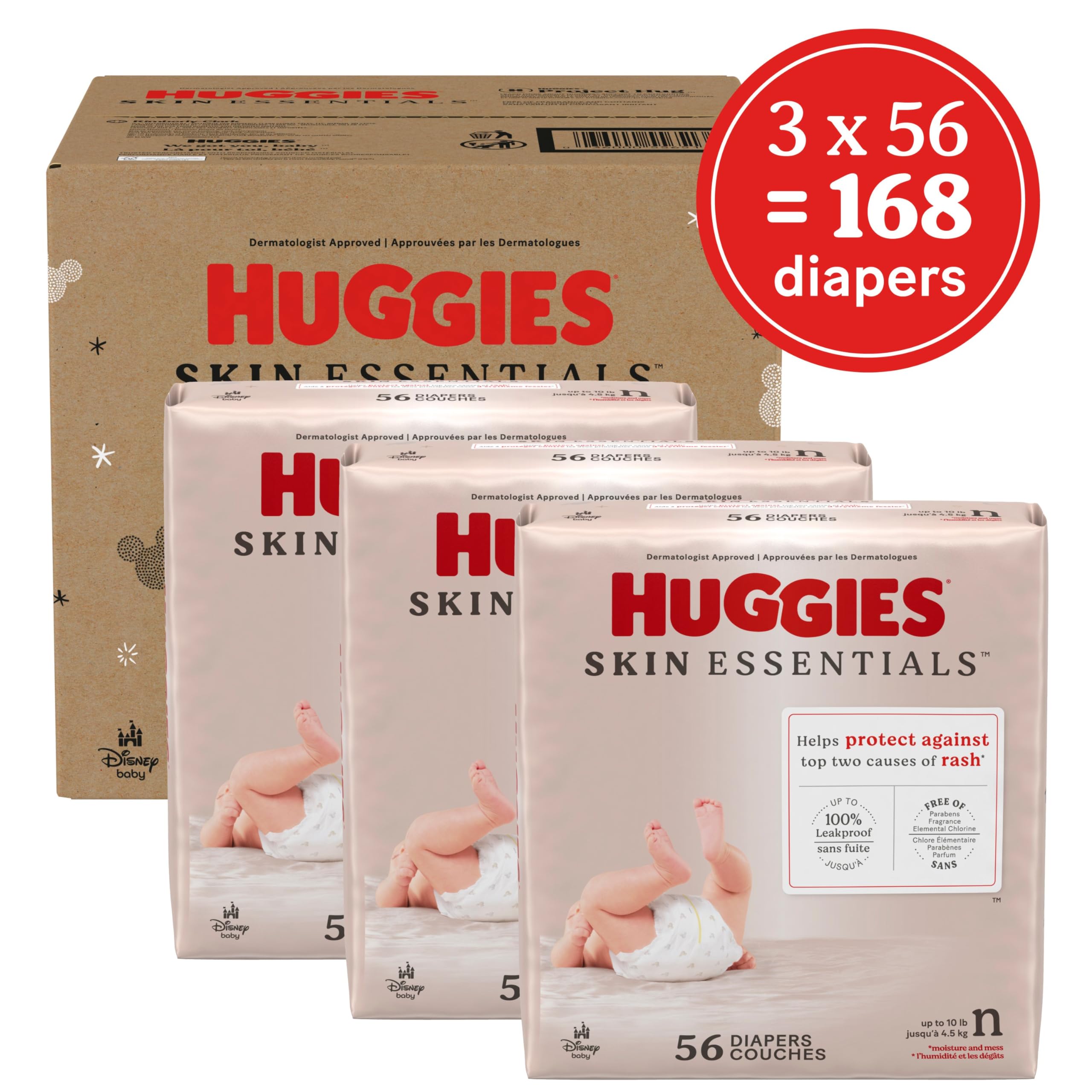 Huggies Skin Essentials Diapers – Size 1