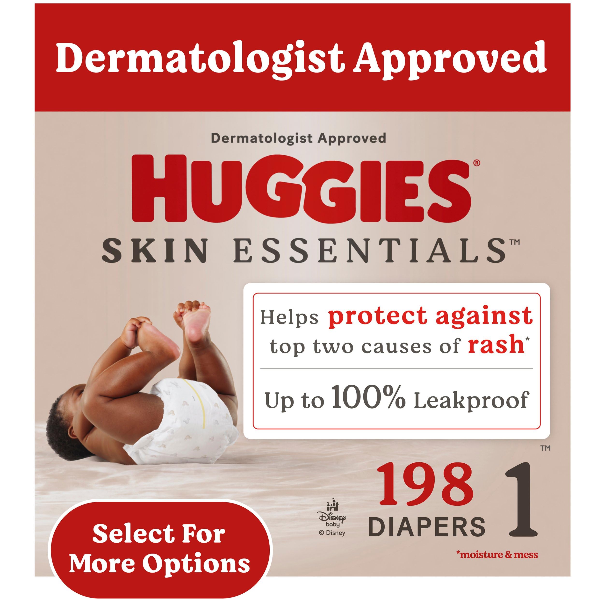Huggies Skin Essentials Diapers – Size 1