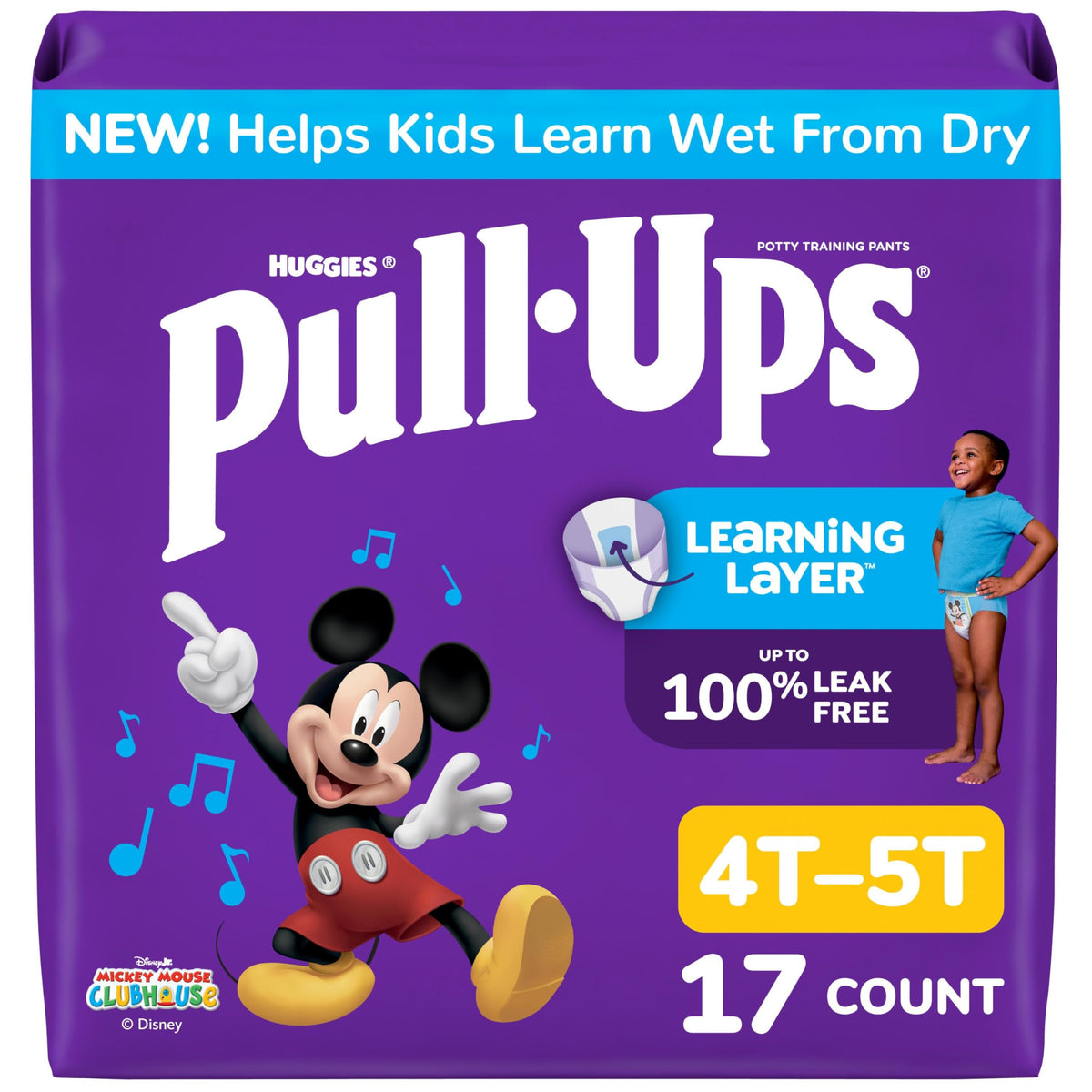 Pull-Ups Boys' Potty Training Pants, Size 3T-4T, 112 Count