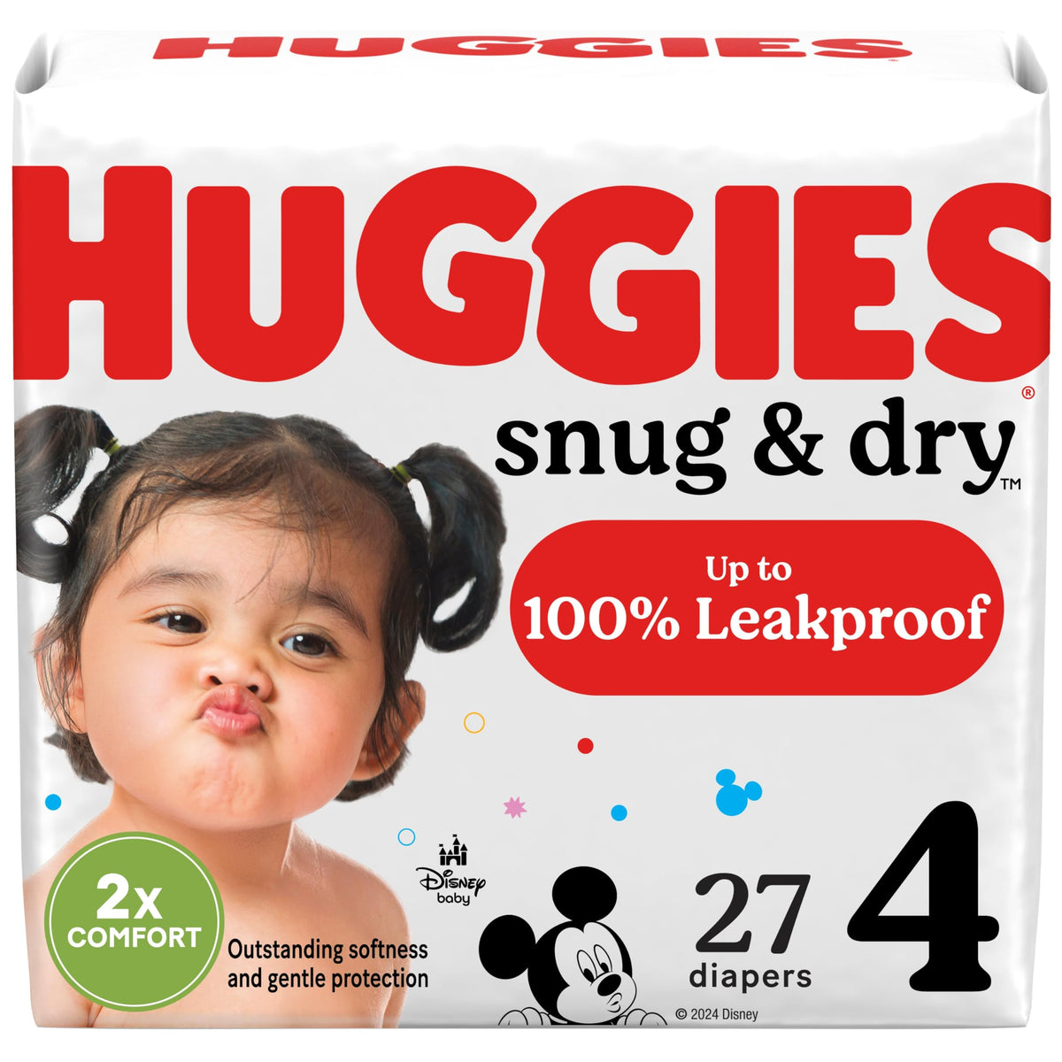 Huggies Snug & Dry Diapers Size 1, 44 Count
