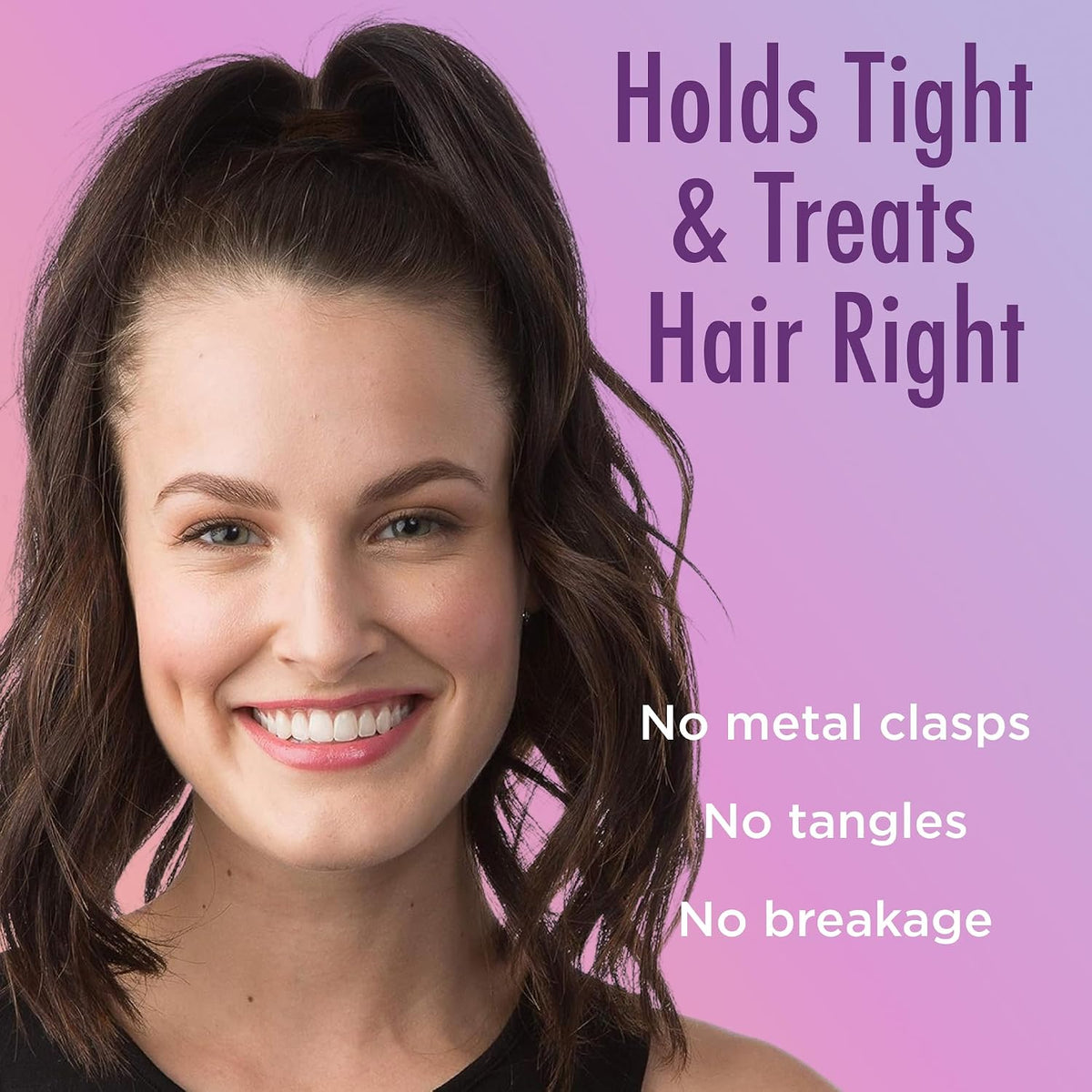 Goody Ouchless Elastic Hair Ties, 30 Ct, Blone, 4MM Rubber Bands, Pain-Free