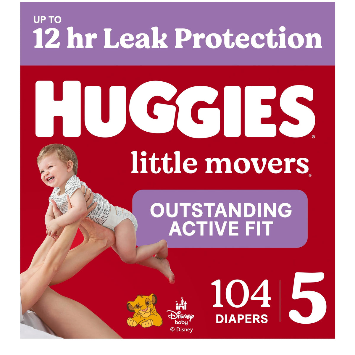 Huggies Little Movers Diapers Size 6, 84 Count