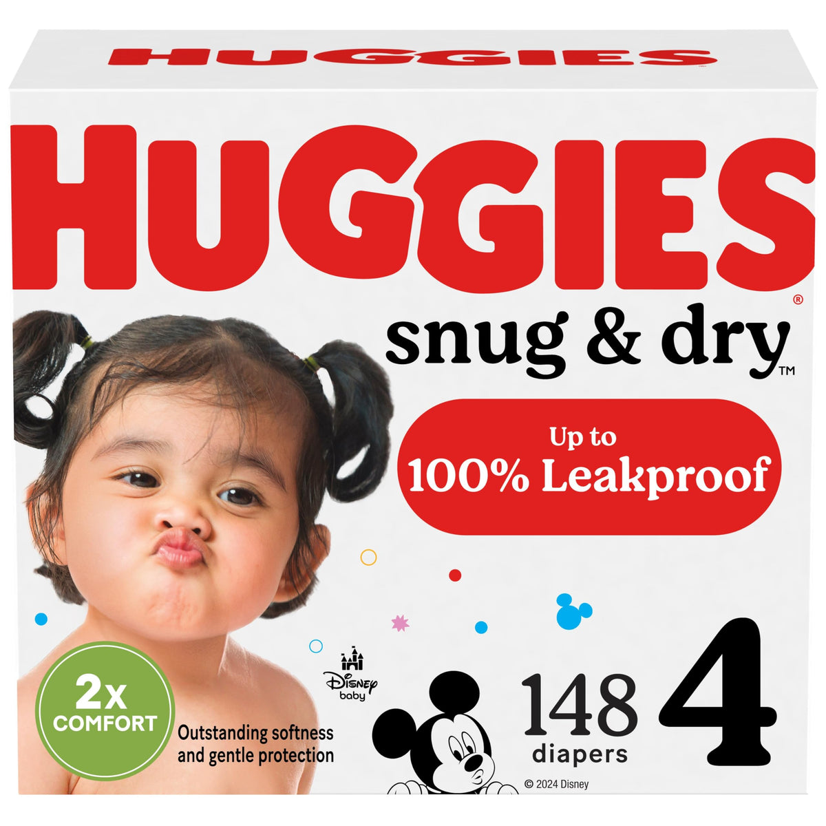 Huggies Snug & Dry Diapers Size 1, 44 Count