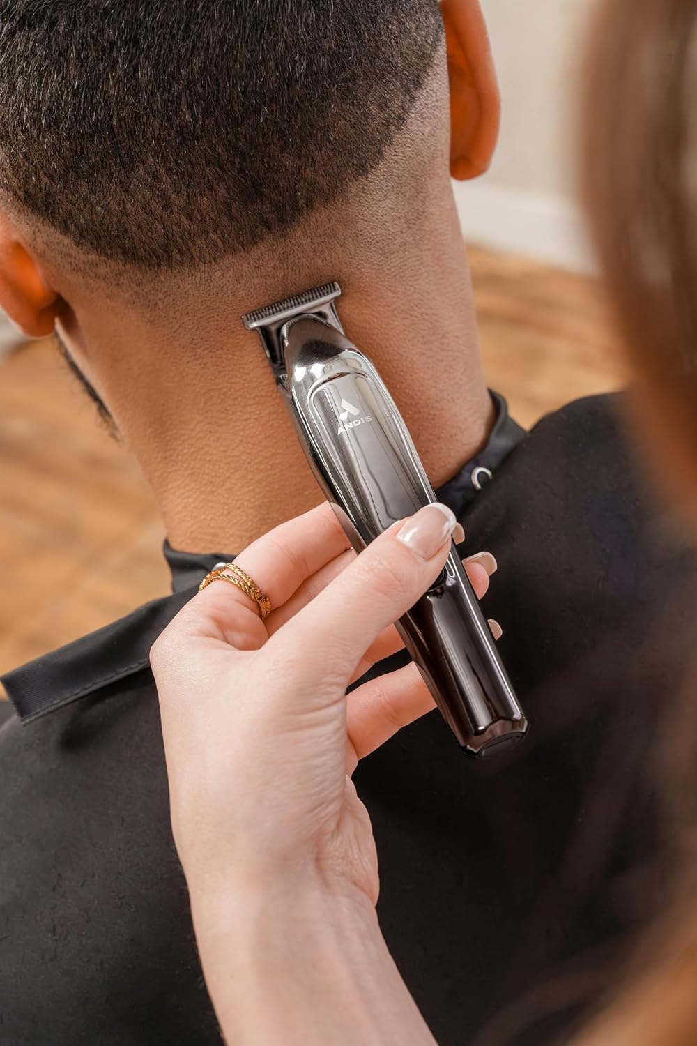 Andis 562888 Slimline Pro II Cordless Beard & Hair Trimmer, 4-Combs, Black