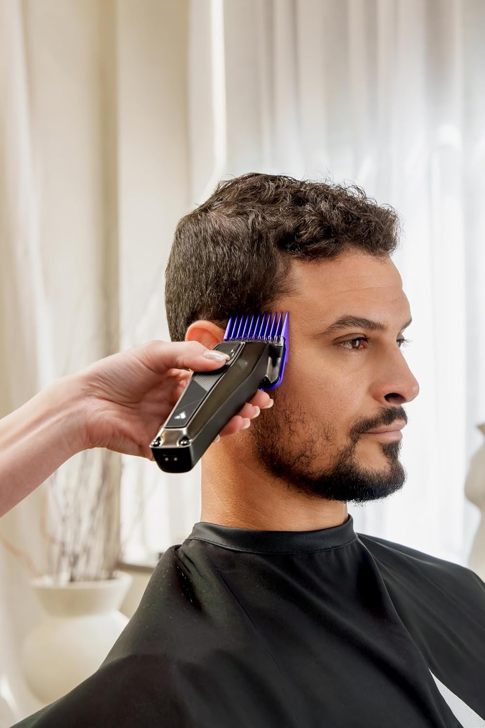 Andis Recon Professional Barber Vector Motor Hair Clipper, Phaze Blade | 9,000 SPM cordless motor, adjusts 0000-0A, 4-hr runtime, USB-C, professional cordless hair clipper