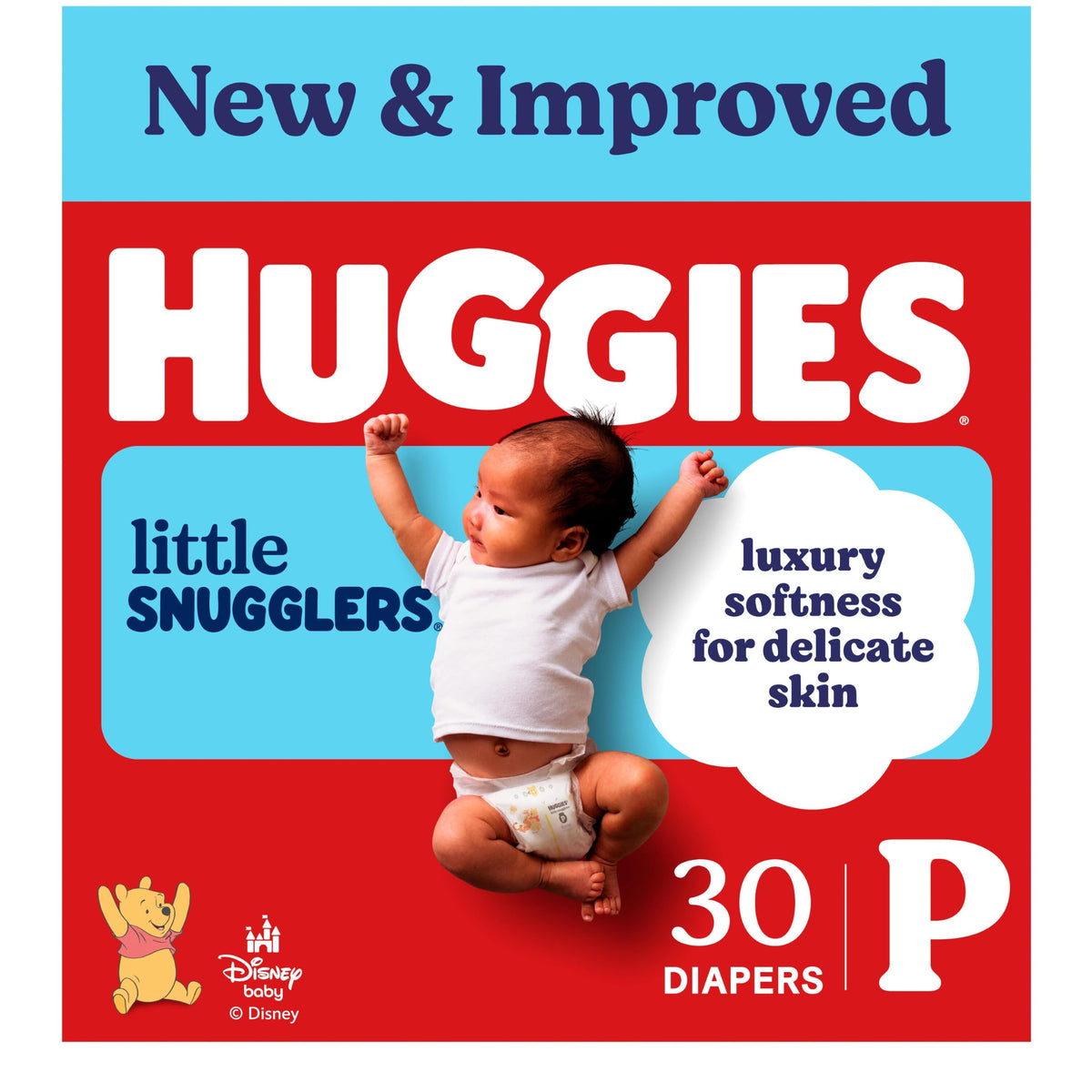 Huggies Little Snugglers Newborn Diapers, 31 Count
