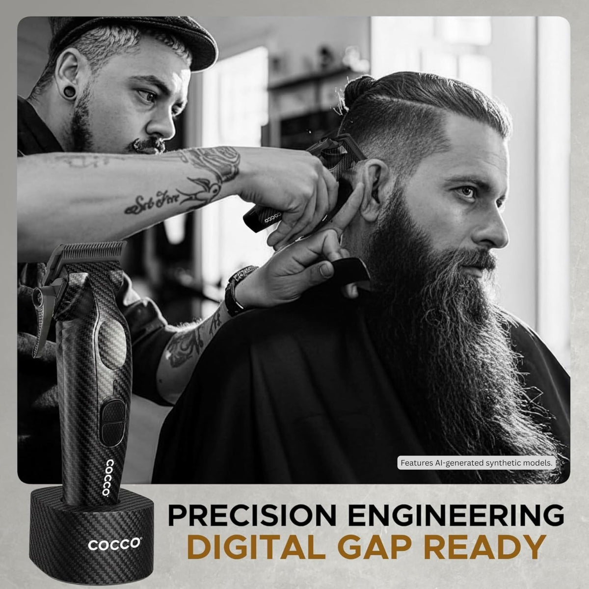 Cocco Hyper Veloce Pro High Performance Cordless Brushless Hair Clipper
