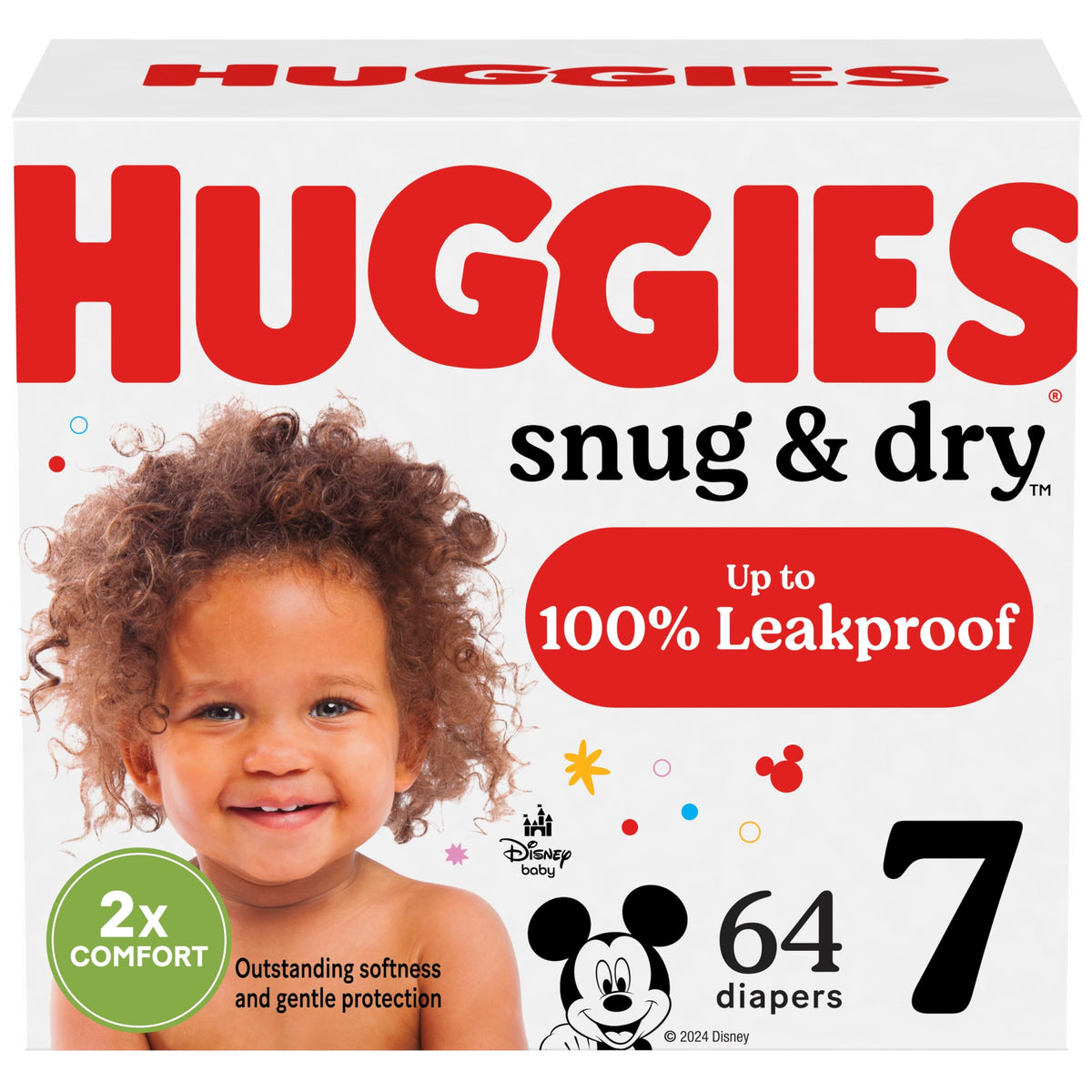 Huggies Snug & Dry Diapers Size 1, 44 Count