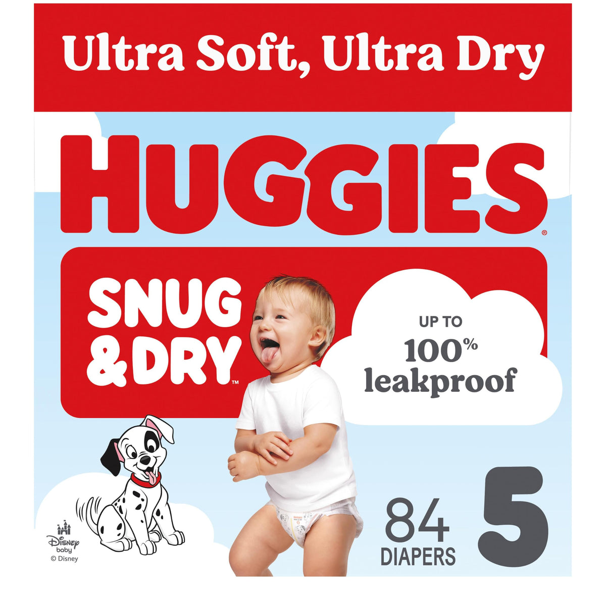 Huggies Snug & Dry Diapers Size 1, 44 Count