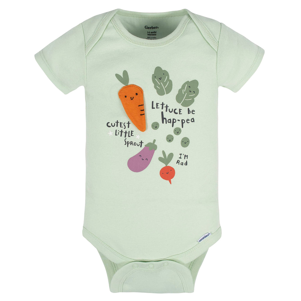 Gerber Baby Boys & Girls 8-Pack Short Sleeve Onesies Bodysuits