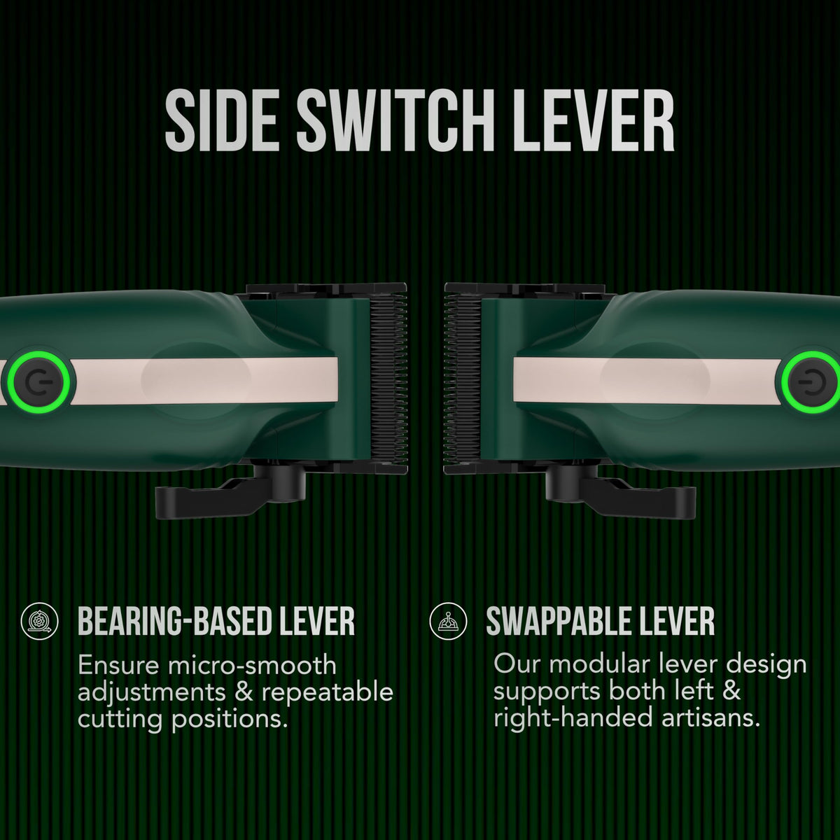 Cocco Veloce Lite Hair Clipper, Digital Gap™ Precision Fade F1 Blade