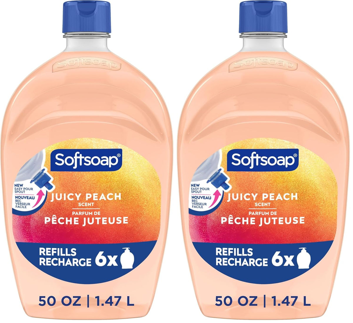Softsoap Antibacterial Hand Soap Refill, White Tea & Berry Scent, 50 fl oz