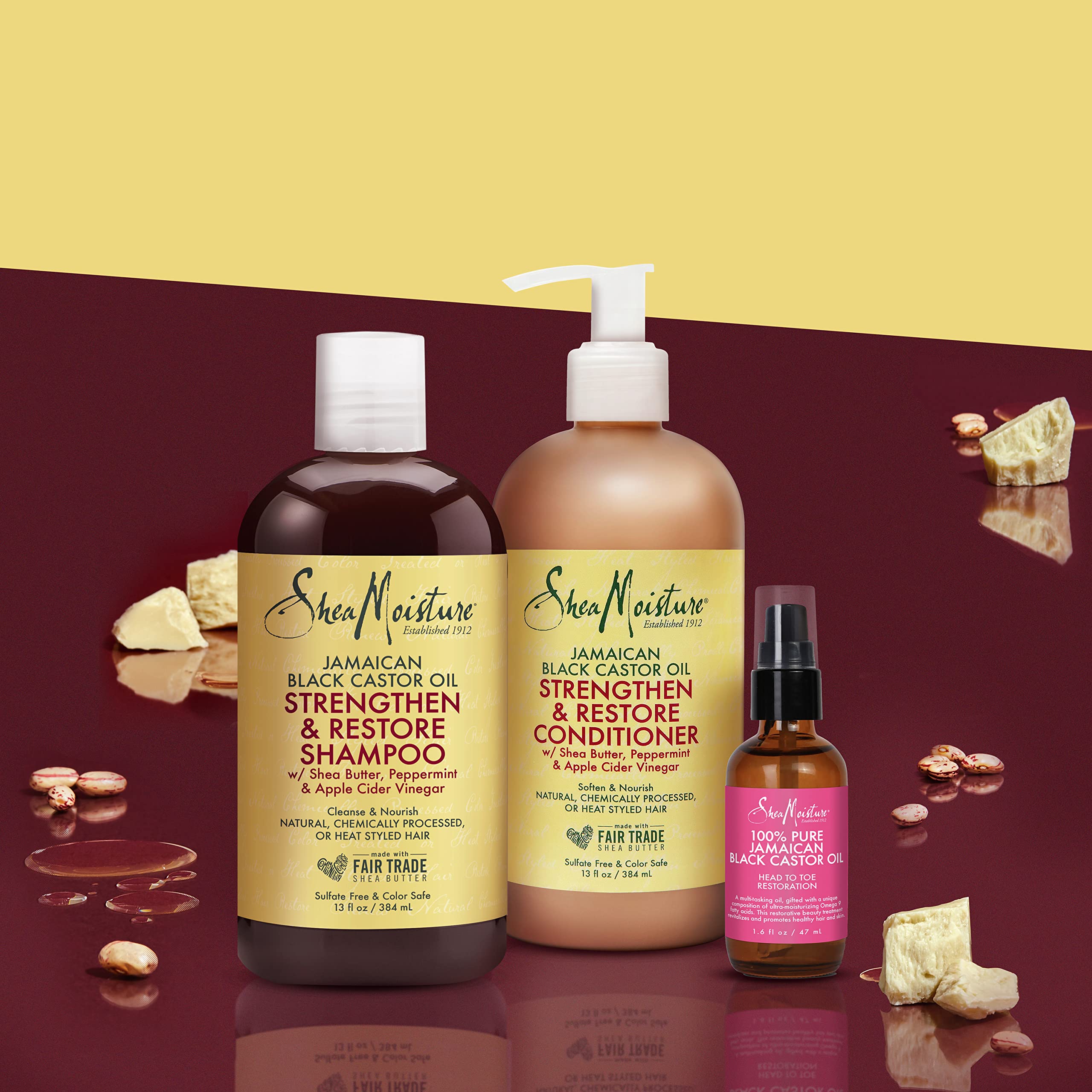 SheaMoisture Jamaican Black Castor Oil Care Set