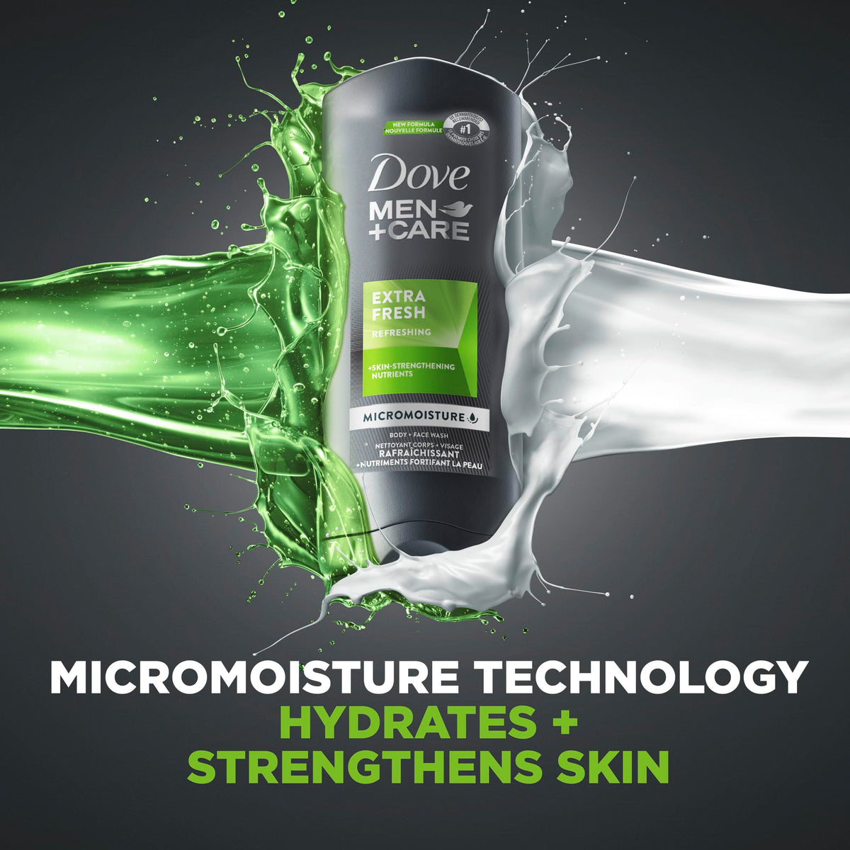 DOVE MEN Moisturizing Body Wash for Men, Eucalyptus + Cedar Oil, 26oz