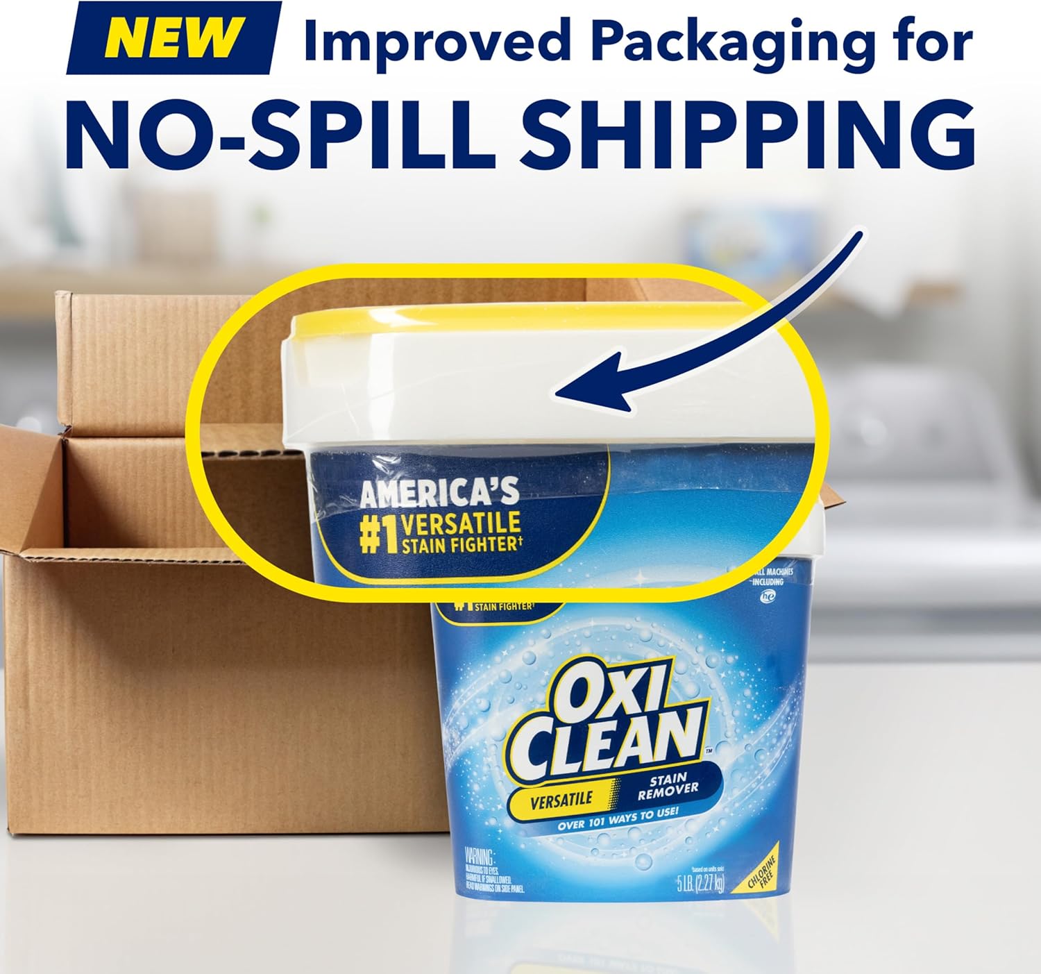 OxiClean Versatile Stain Remover Powder, 5 lb