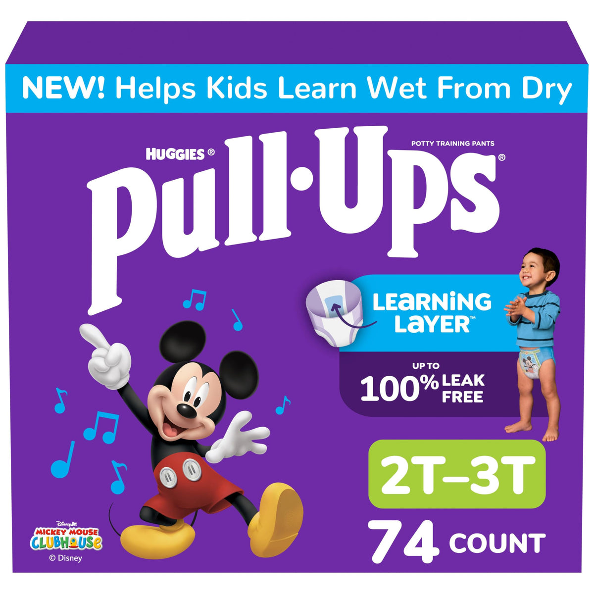 Pull-Ups Boys' Potty Training Pants, Size 3T-4T, 112 Count