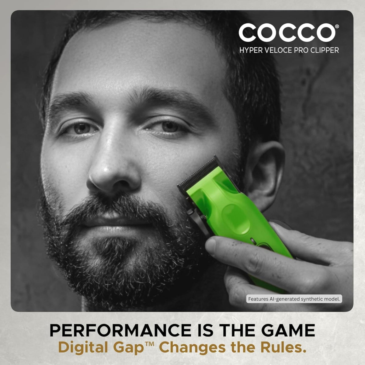 Cocco Hyper Veloce Pro High Performance Cordless Brushless Hair Clipper