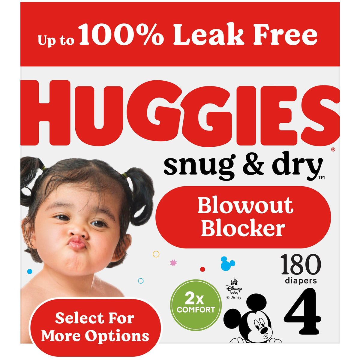 Huggies Snug & Dry Diapers Size 1, 44 Count