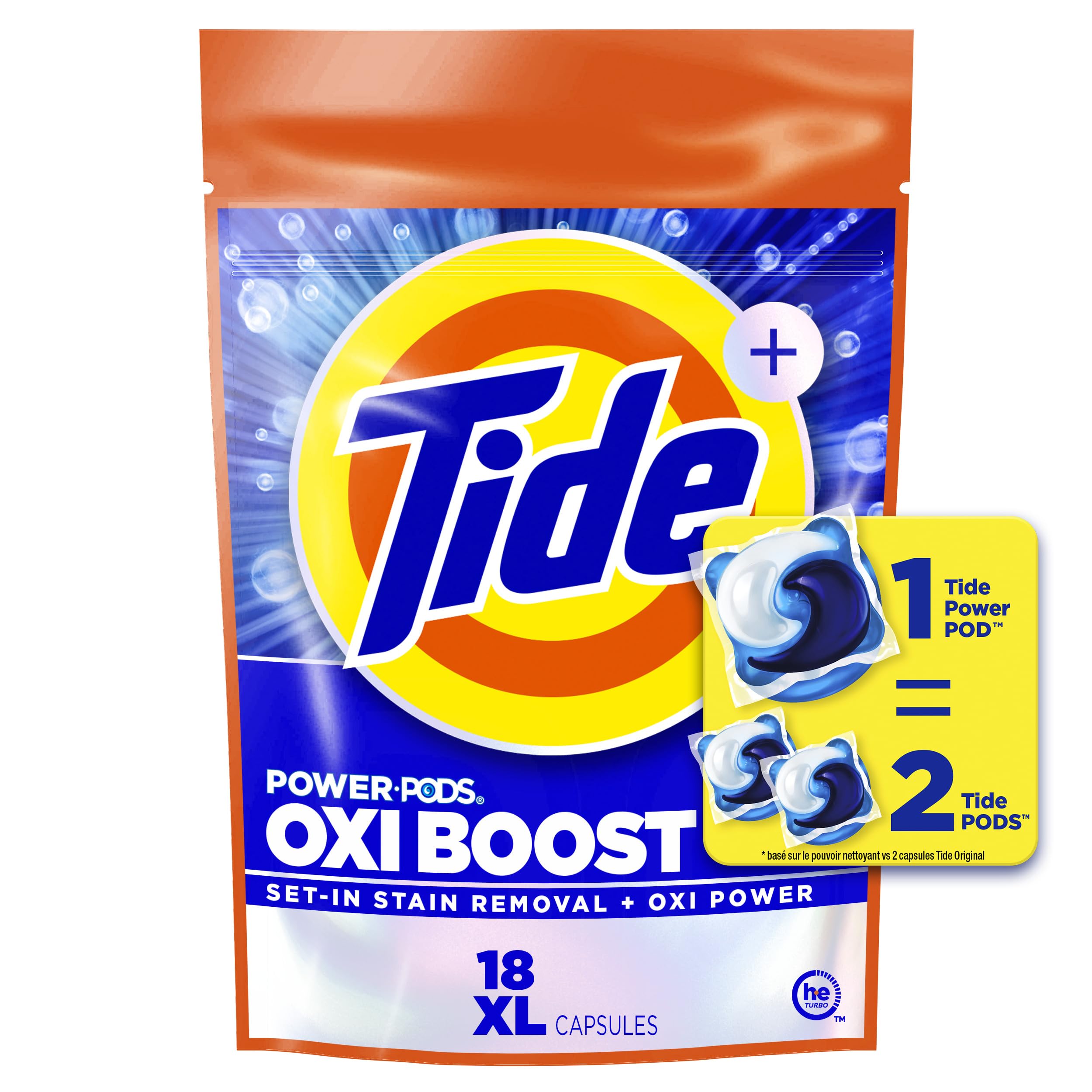 Tide Oxi Boost Power PODS – 45ct