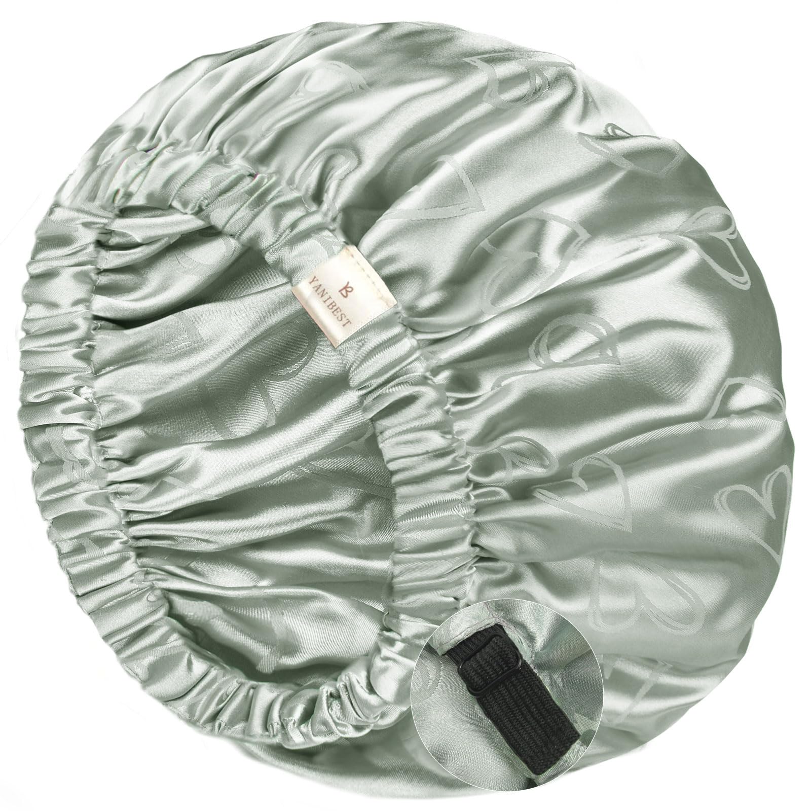 Yanibest Satin Sleep Bonnet – Adjustable Double Layer