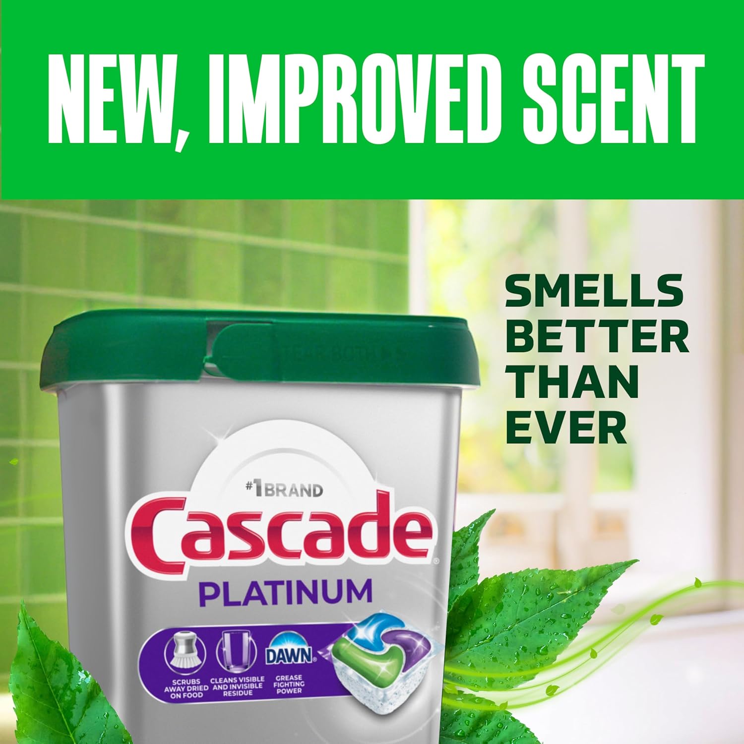 Cascade Platinum Dishwasher Pods