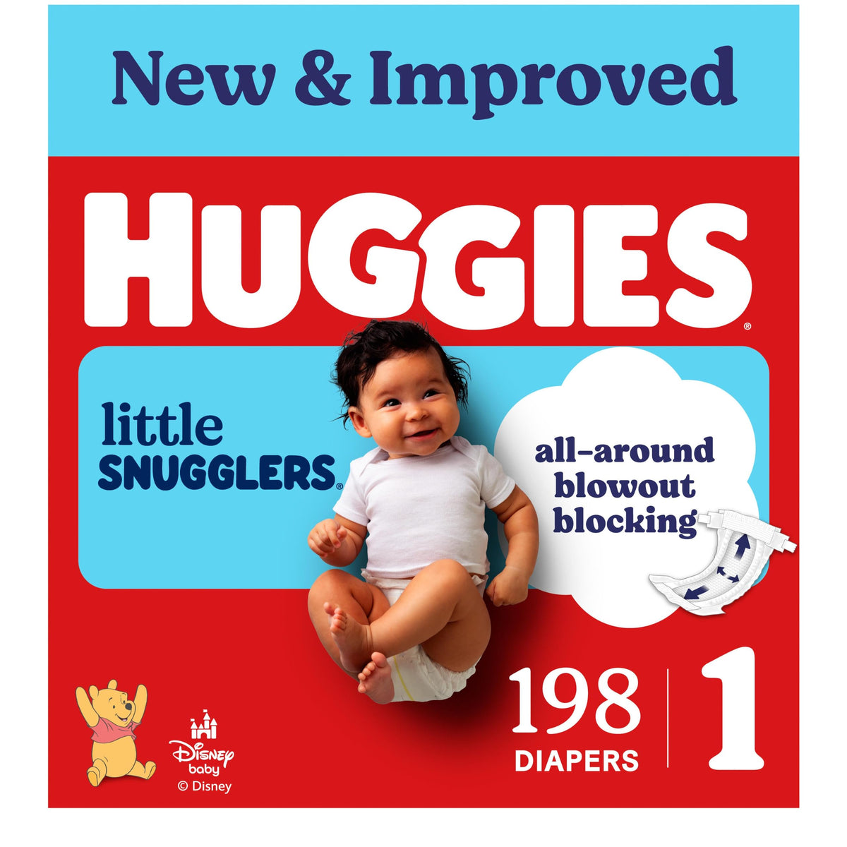 Huggies Little Snugglers Newborn Diapers, 31 Count