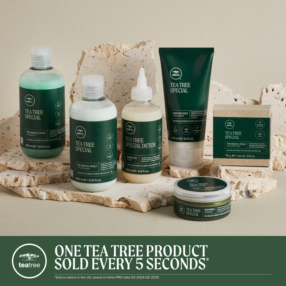 Tea Tree Special Shampoo, Deep Cleans, Refreshes Scalp, Especially Oily Hair, For All Hair Types