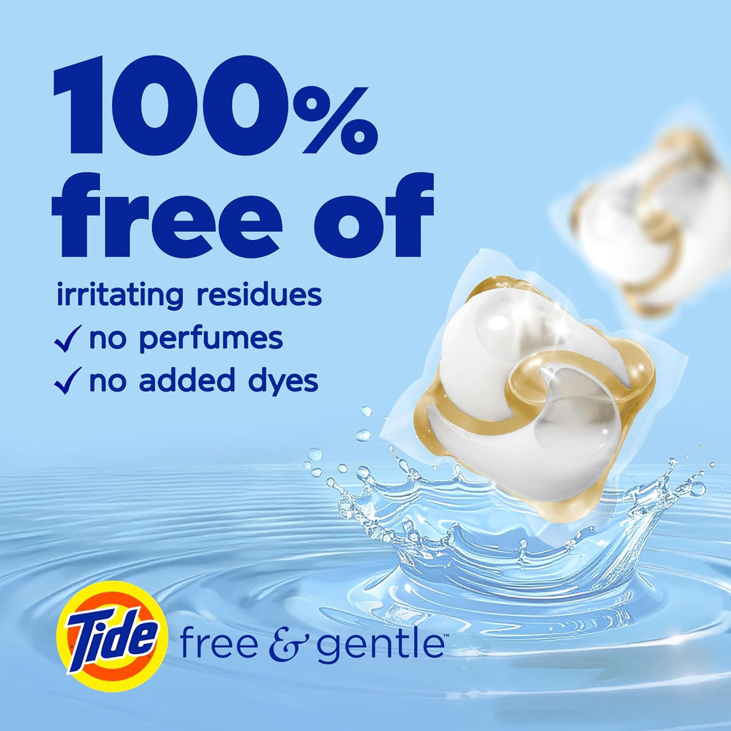 Tide PODS Free & Gentle Laundry Detergent