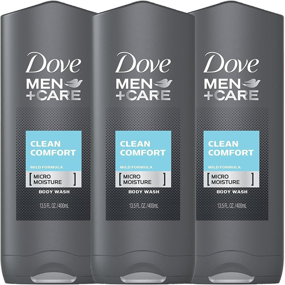 DOVE MEN Moisturizing Body Wash for Men, Eucalyptus + Cedar Oil, 26oz