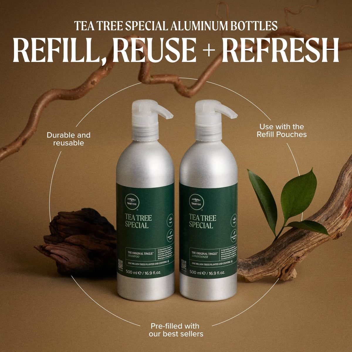 Tea Tree Special Conditioner, Detangles, Smooths + Softens, For All Hair Types