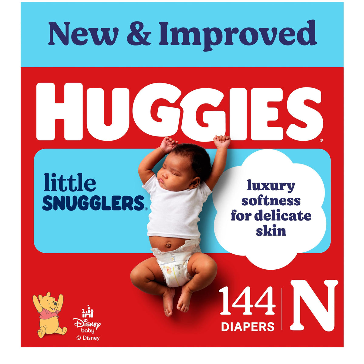 Huggies Little Snugglers Newborn Diapers, 31 Count