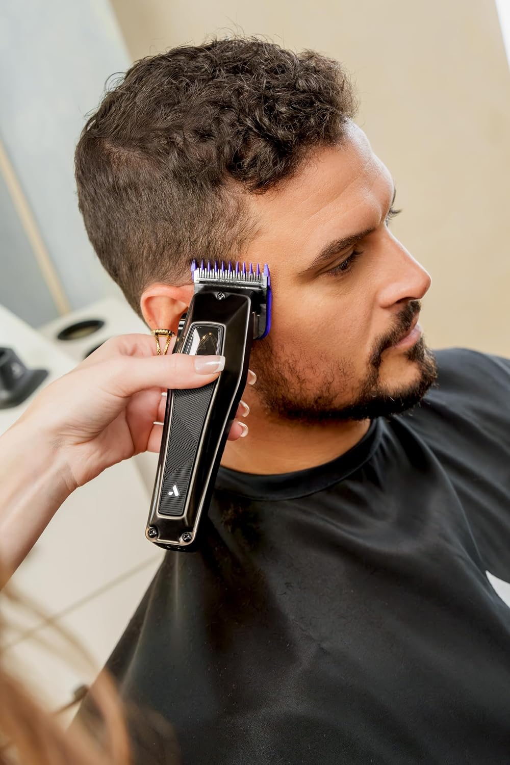 Andis Recon Professional Barber Vector Motor Hair Clipper, Phaze Blade | 9,000 SPM cordless motor, adjusts 0000-0A, 4-hr runtime, USB-C, professional cordless hair clipper