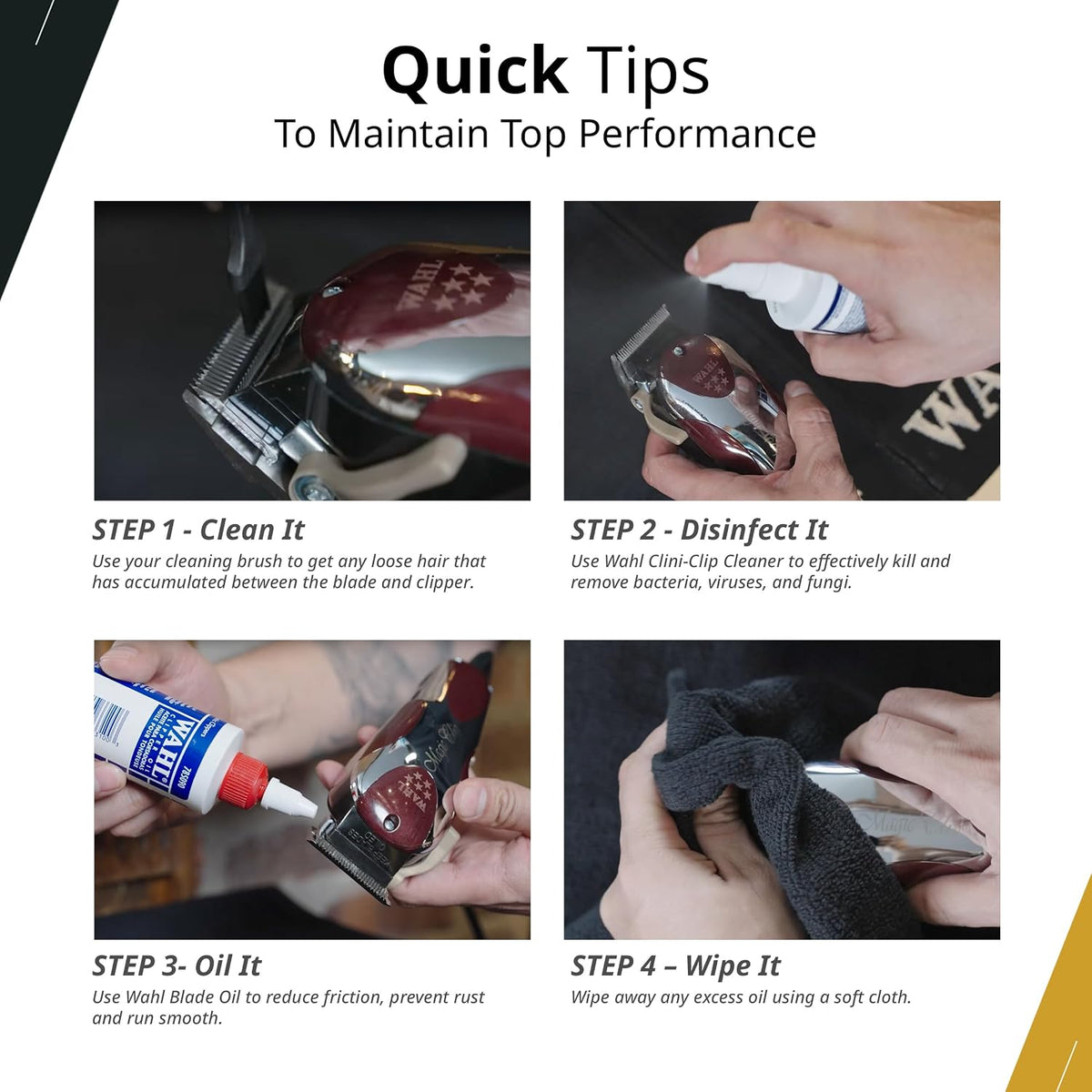 Wahl Professional Cordless Barber Combo, Magic Clip & Detailer Li Trimmer
