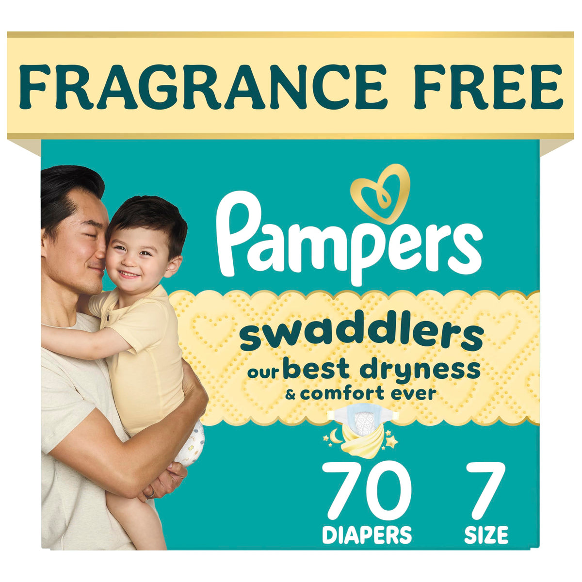 Swaddlers Diapers, Size 5 (20-37 lbs), 132 Count, Fragrance Free, Hypoallergenic, Absorbent, Pediatrician Recommended, Skin Safe
