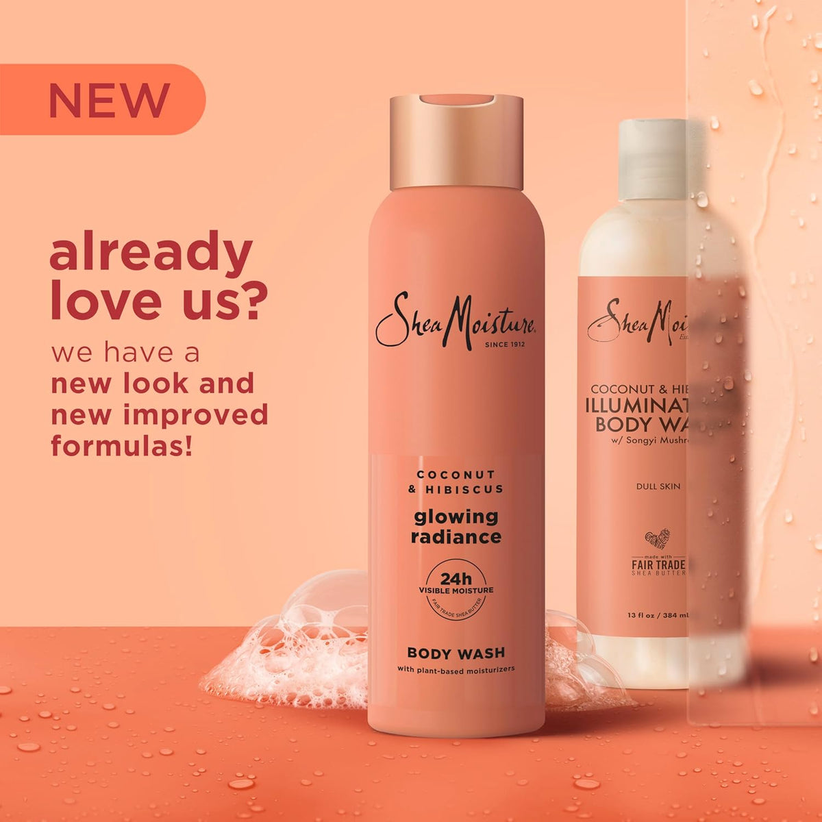 SheaMoisture African Black Soap Body Wash Calm and clearing body wash 18 Oz