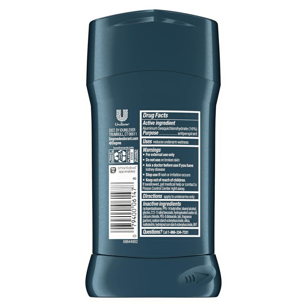 Degree Men Advanced Protection Antiperspirant Deodorant, Adventure, 2.7 oz, 2-Pack